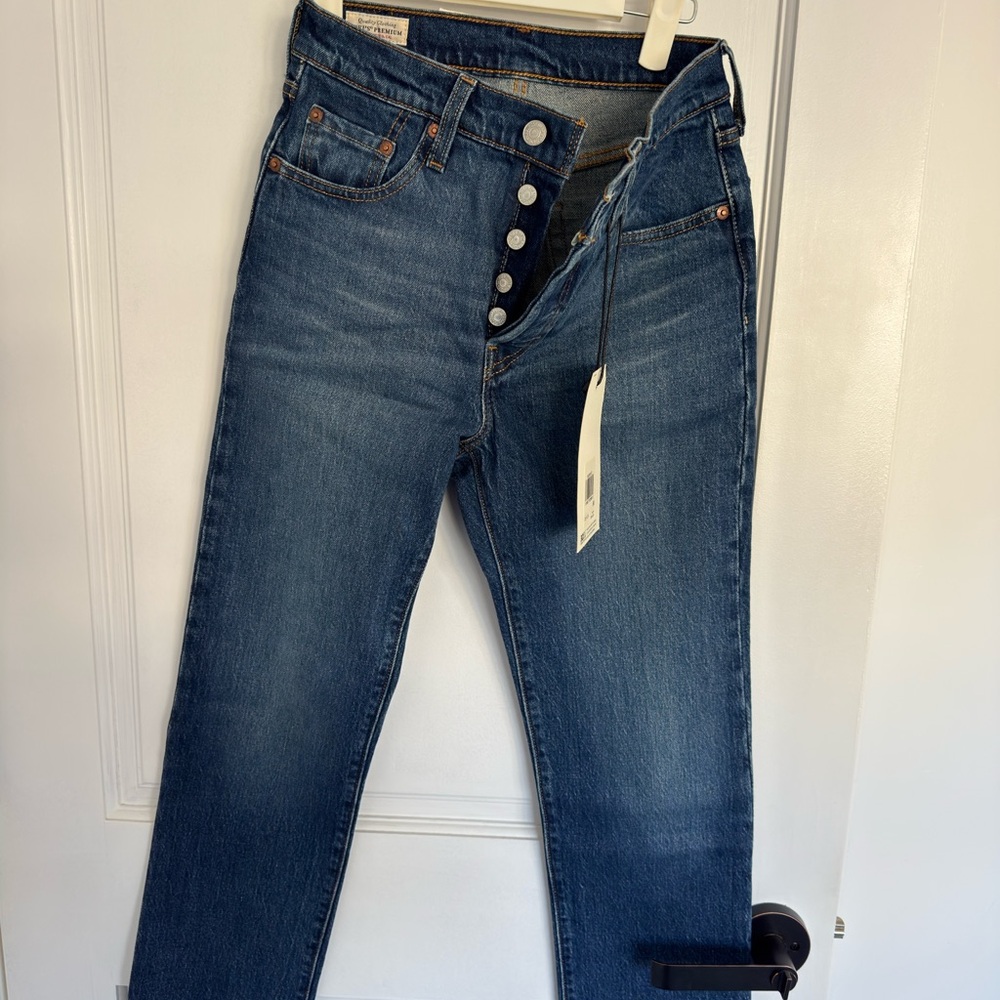 Levi's Blue Ankle & Cropped Jeans